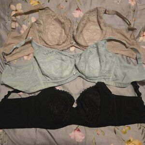 Supportive, underwire bras (set of 3)